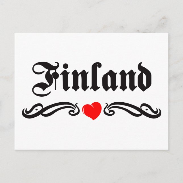 Eritrea Tattoo Stil Vykort (Framsida)