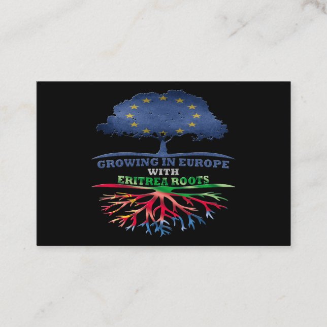 Eritrea Visitkort (Framsida)