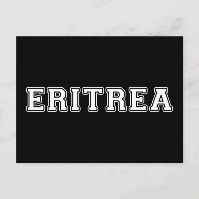 Eritrea Vykort (Framsida)