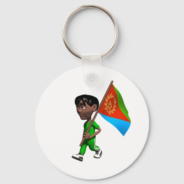 Eritrean Boy Nyckelring (Framsida)