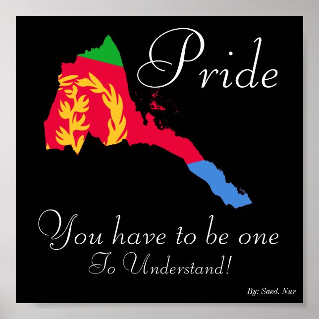 Eritrean-pridet Poster (Framsidan)