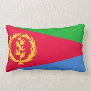 Eritreanska flagga lumbarkudde