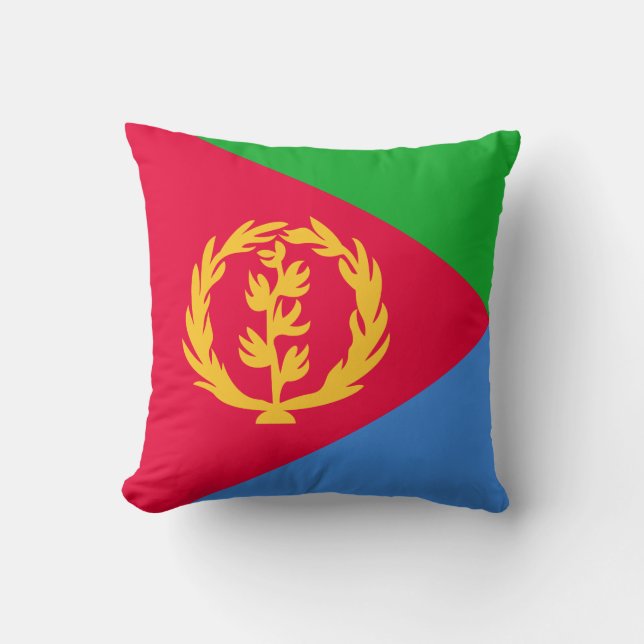 Eritreas flagga kudde (Framsida)