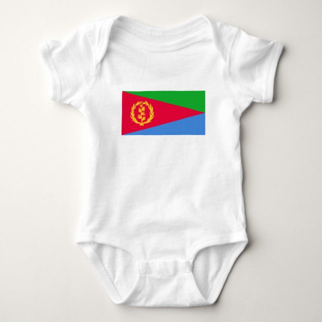 Eritreas flagga t shirt (Framsida)