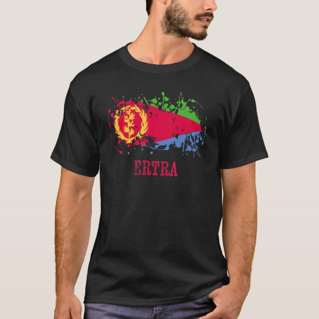 Eritrian enthusiasts for Ertra and Eritrea T Shirt (Framsida)