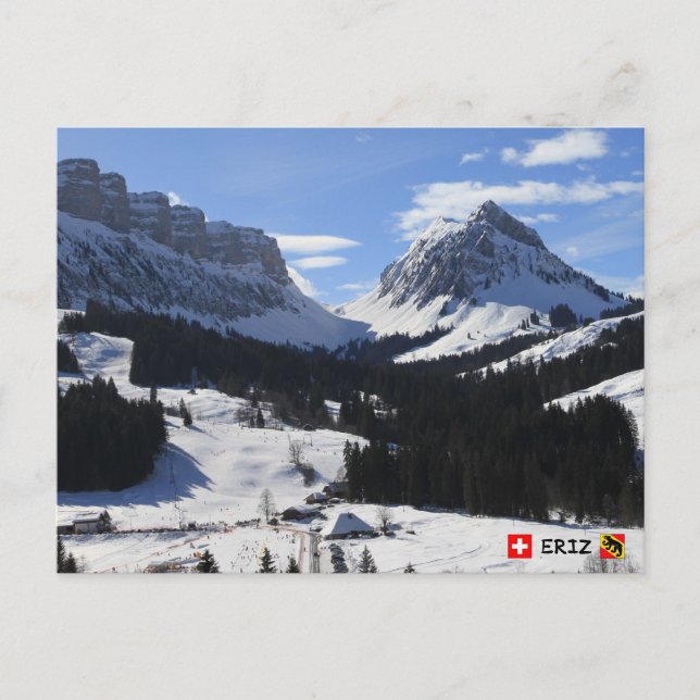 Eriz, Bernese Oberland, Schweiz Vykort (Framsida)