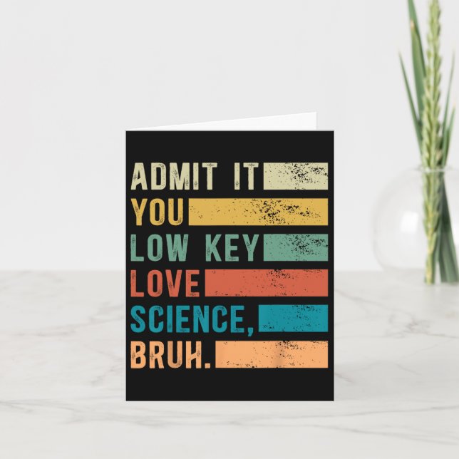 Erkänn att du har en liten Kärlek-vetenskap i Nyck Kort (Framsida)