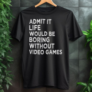 Erkänn att livet skulle vara att flyga utan videos t shirt