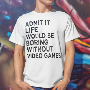 Erkänn att livet skulle vara att flyga utan videos t shirt