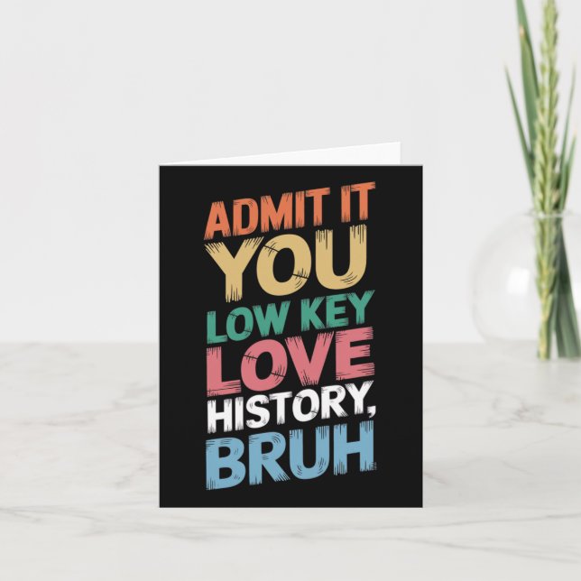 Erkänn Det Du Är Hemlighetsfullt Förälskad i Histo Kort (Framsida)