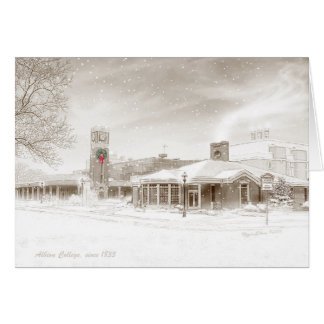 Erkännandear & vetenskapskomplex, Albion högskola Hälsningskort