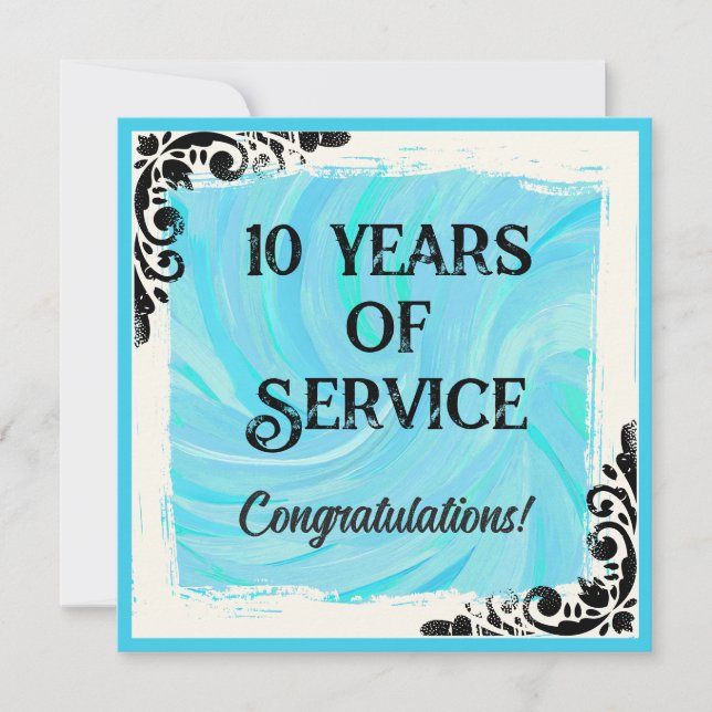 Erkännandepris för medarbetarårsdag i milstolpe inbjudningar (Framsida)