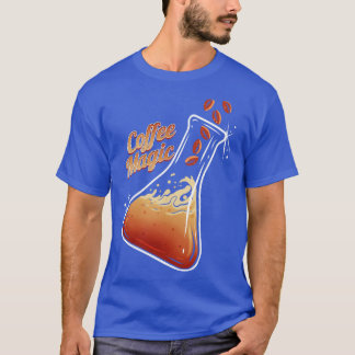 Erlenmeier Flask Coffee Beans Coffee Magic T Shirt