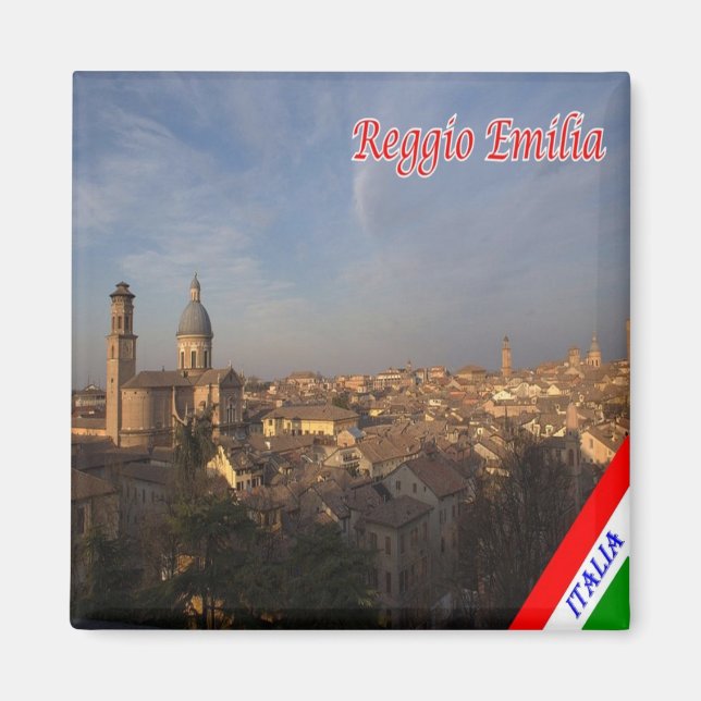 ERM017 REGGIO EMILIA, Italien, Fridge Magnet (Framsidan)