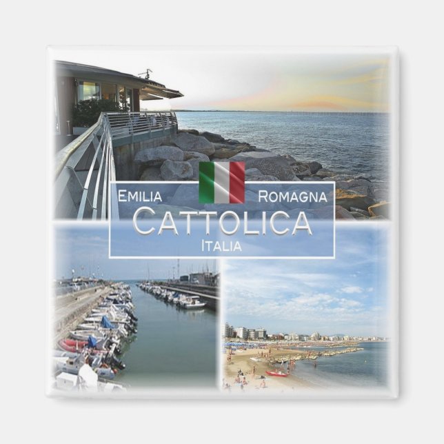 ERM035 CATTOLICA - Emilia Romagna - Italien - Frid Magnet (Framsidan)