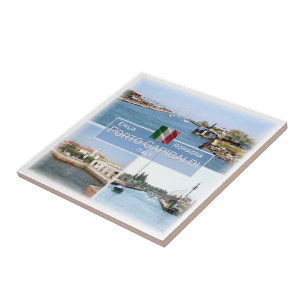 ERM040 PORTO GARIBALDI, Italien Kakelplatta