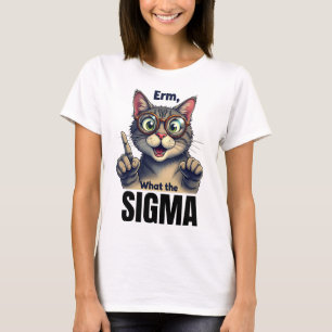 Erm What the Sigma Funny Cat Lovers T Shirt