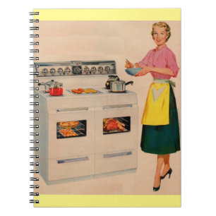Erma och hennes dubbla-barreled Oven Anteckningsbok Med Spiral