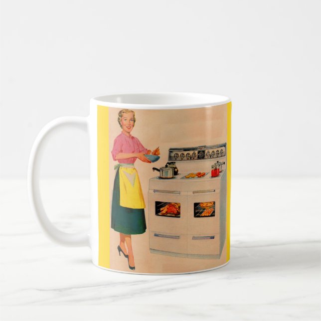 Erma och hennes dubbla-barreled Oven Kaffemugg (Vänster)