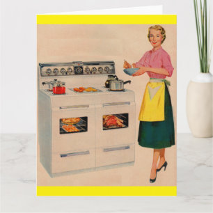 Erma och hennes dubbla-barreled Oven Kort