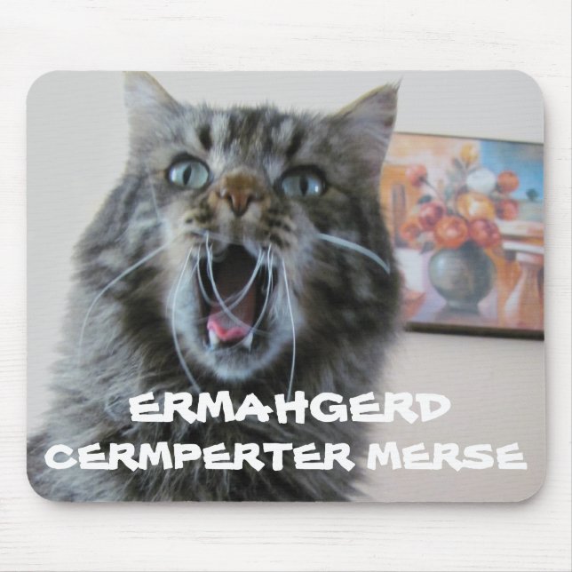 Ermahgerd cermperter merse cat muspad musmatta (Framsidan)