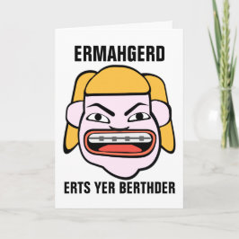 Ermahgerd Herper Berthder Kort