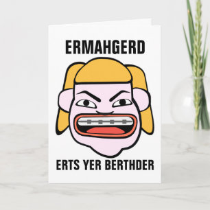 Ermahgerd Herper Berthder Kort