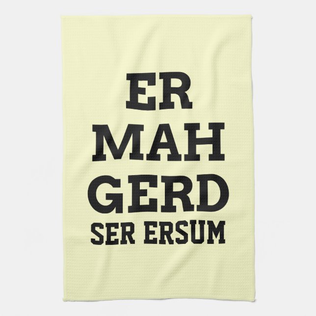 Ermahgerd Kitchen Towel Kökshandduk (Vertikal)