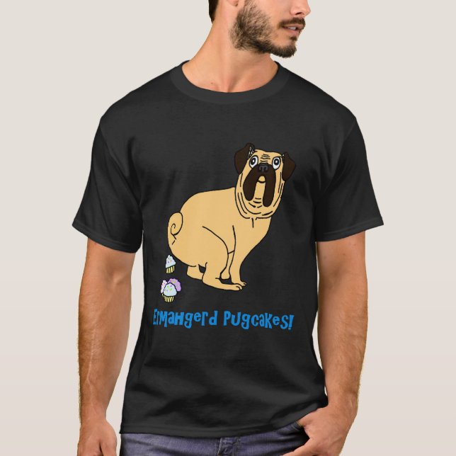 Ermahgerd Pugkakor 969 T Shirt (Framsida)