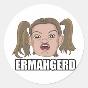Ermahgerd Runt Klistermärke