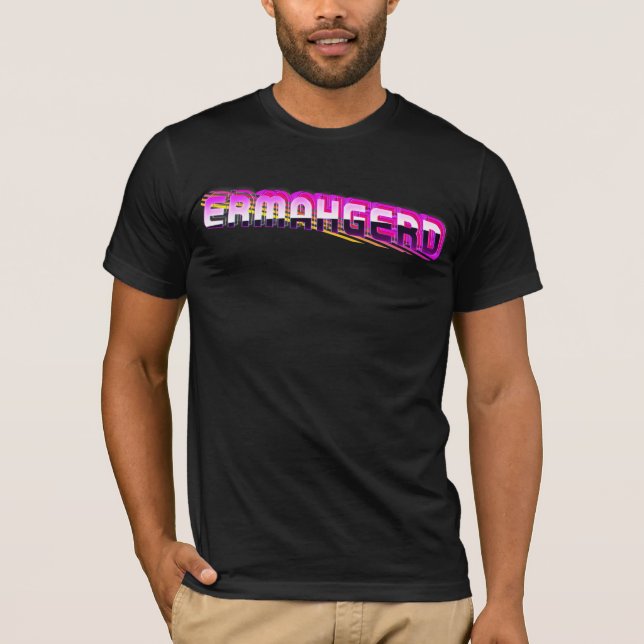 Ermahgerd Teeshert! T-shirt (Framsida)