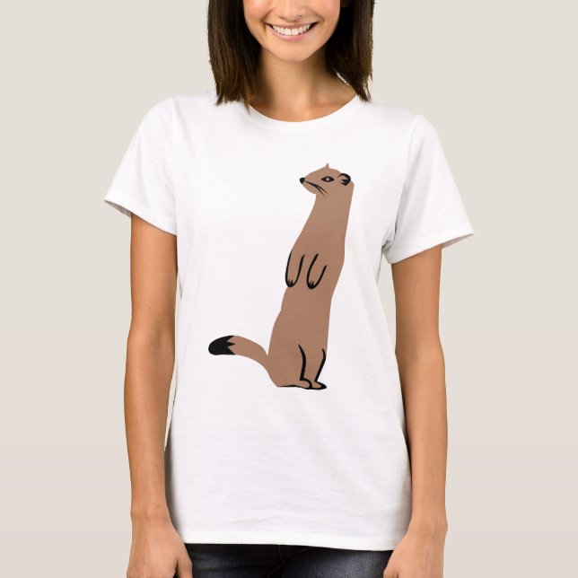Ermine - hermelin - vessla t shirt (Framsida)