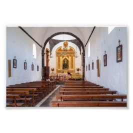 Ermita de los Dolores Interior, Lanzarote Fototryck