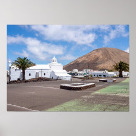 Ermita de los Dolores-kyrkan, Lanzarote Poster