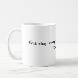 Ernest Hemingway-citat Kaffemugg