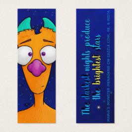 Ernest, med citat, lyckokort litet visitkort