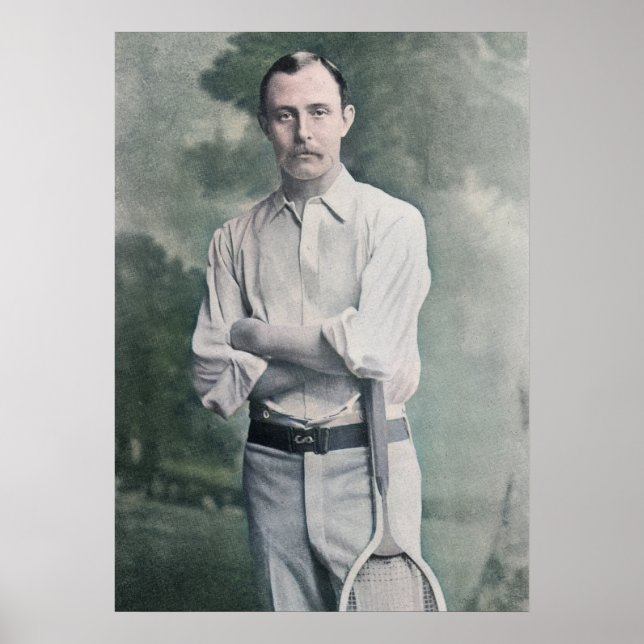 Ernest Renshaw - Tennis Player Poster (Framsidan)