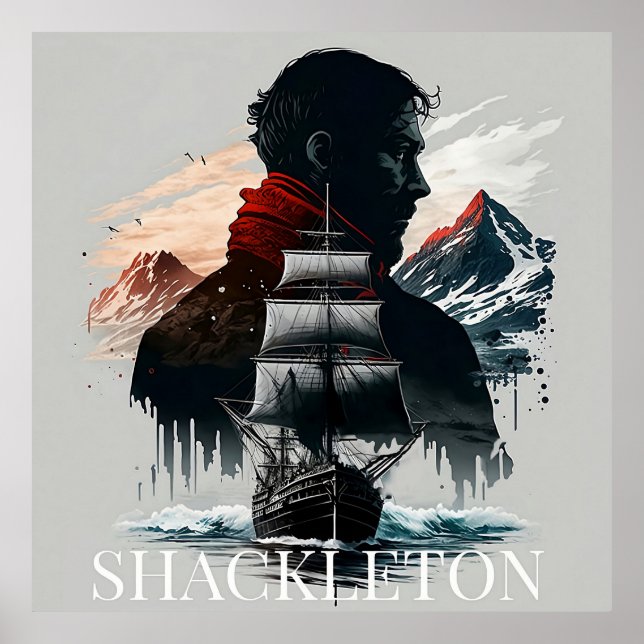 Ernest Shackleton Poster (Framsidan)