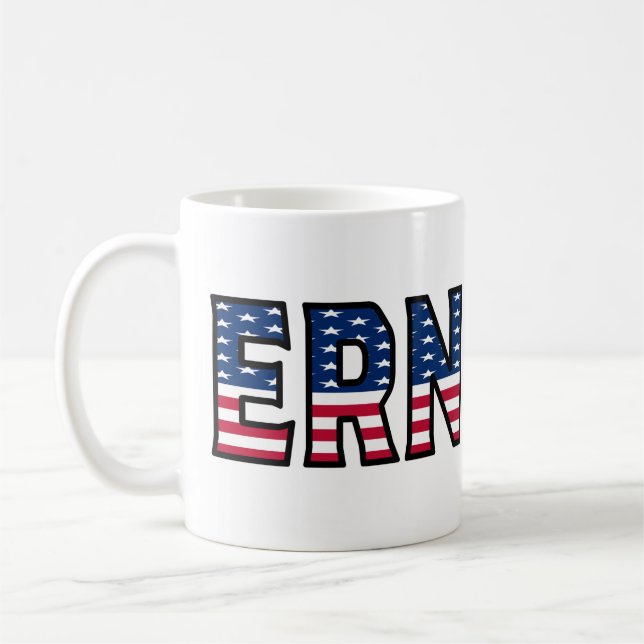 Ernesto Name Vorname USA styled Tasse Kaffeetasse Kaffemugg (Vänster)