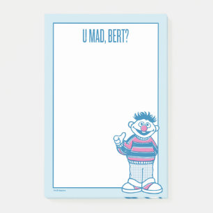 Ernie   Är du arg, Bert? Post-it Block