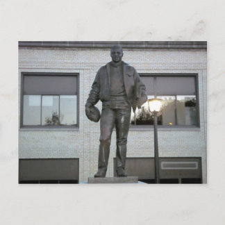 Ernie Davis Memorial Statue in Elmira, NY Vykort