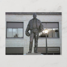 Ernie Davis Memorial Statue in Elmira, NY Vykort
