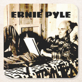 ERNIE PYLE COASTER NEW MEXICO UNDERLÄGG PAPPER KVADRAT
