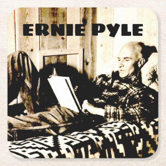 ERNIE PYLE COASTER NEW MEXICO UNDERLÄGG PAPPER KVADRAT