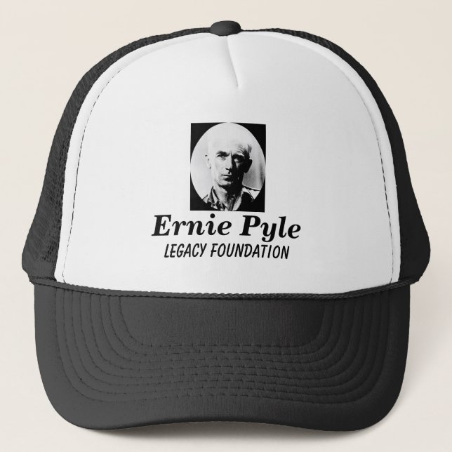 Ernie Pyle Legacy Foundation tvåtons Hatt mössa Keps (Framsida)