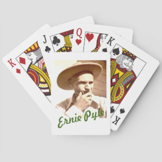 ERNIE PYLE PLAYING CARDS HAT CASINOKORT