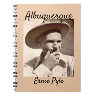 Ernie Pyle spiral anteckningsbok Albuquerque New M