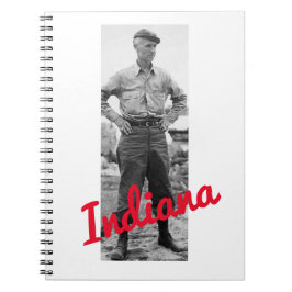 ERNIE PYLE SPIRALANTECKNINGSBOK INDIANA ANTECKNINGSBOK
