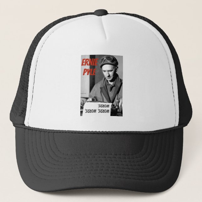Ernie Pyle  tvåton mössa keps ORD (Framsida)