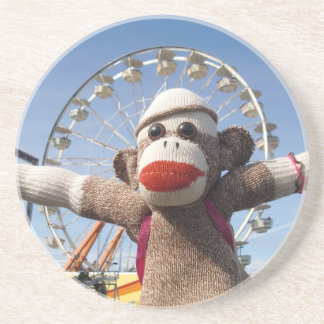 Ernie sock monkeykustfartyget underlägg